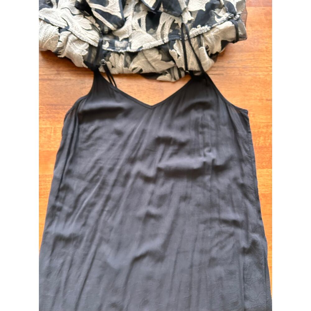 Maeve by Anthropologie dark gothic western BoHo floral Vintage style Dress M - Picture 15 of 15